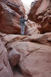 Alec poses with cross bedding [sat apr 28 09:43:12 mdt 2018]